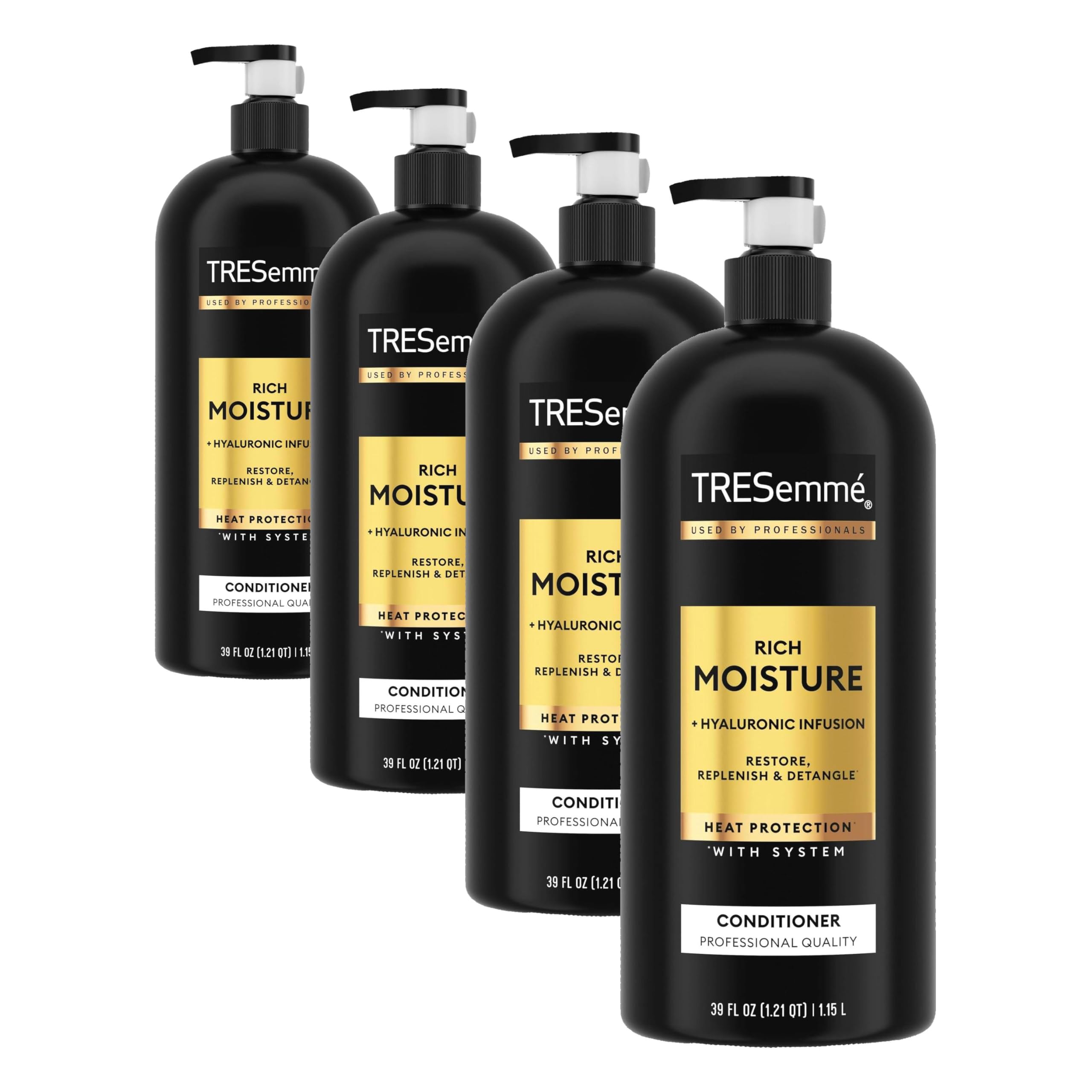 TRESemmé Rich Moisture Hydrating Conditioner for Dry Hair 29 oz | Moisturizing for frizz-prone hair, Restores damaged hair, Moisturizes & detangles, Adds shine, with Heat protection system