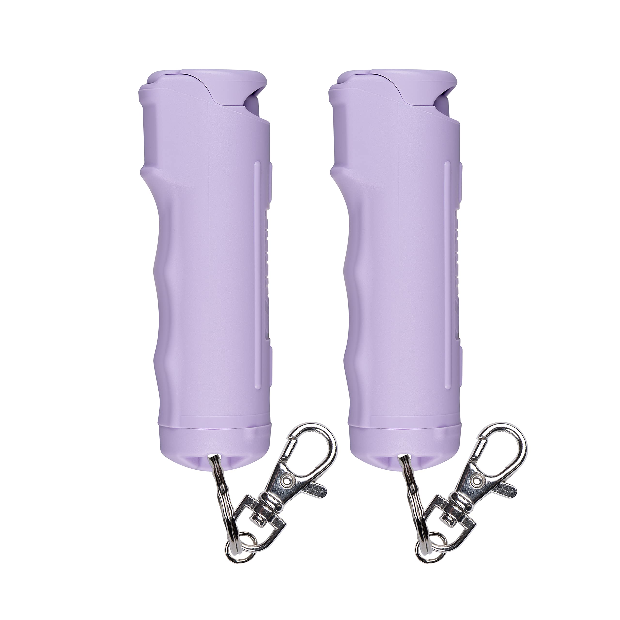 Buy now Sabre Pepper Gel - Fast Flip Top, Snap-Clip Keychain, Easy to Use & Carry, Maximum Police Strength OC Spray with UV Dye for Self Defense, 10 Second Spray Time, Finger Grip for Faster Aim, 0.54 fl oz Lavender, 2-Pack at indiglob india