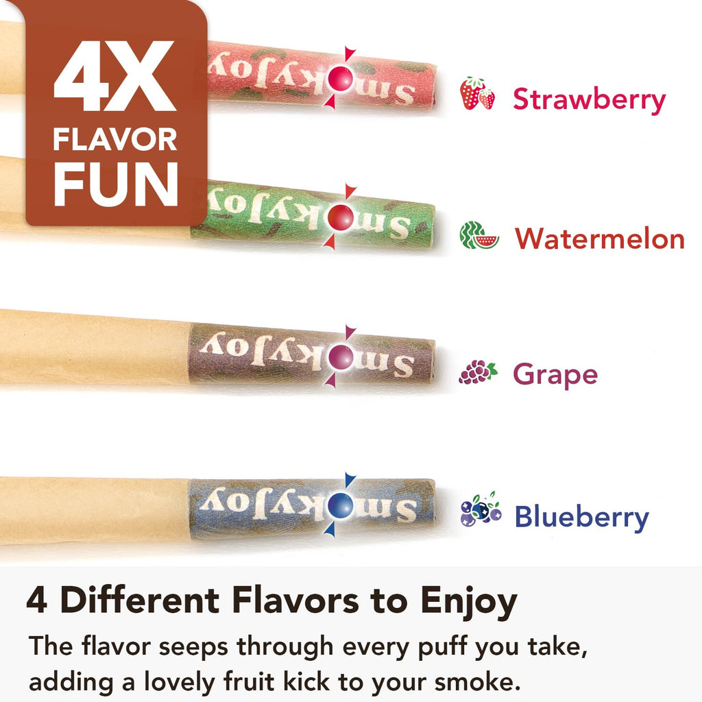 Flavored Cones Rolling Papers, 1 1/4 Size Pop Cones, 24 Pack