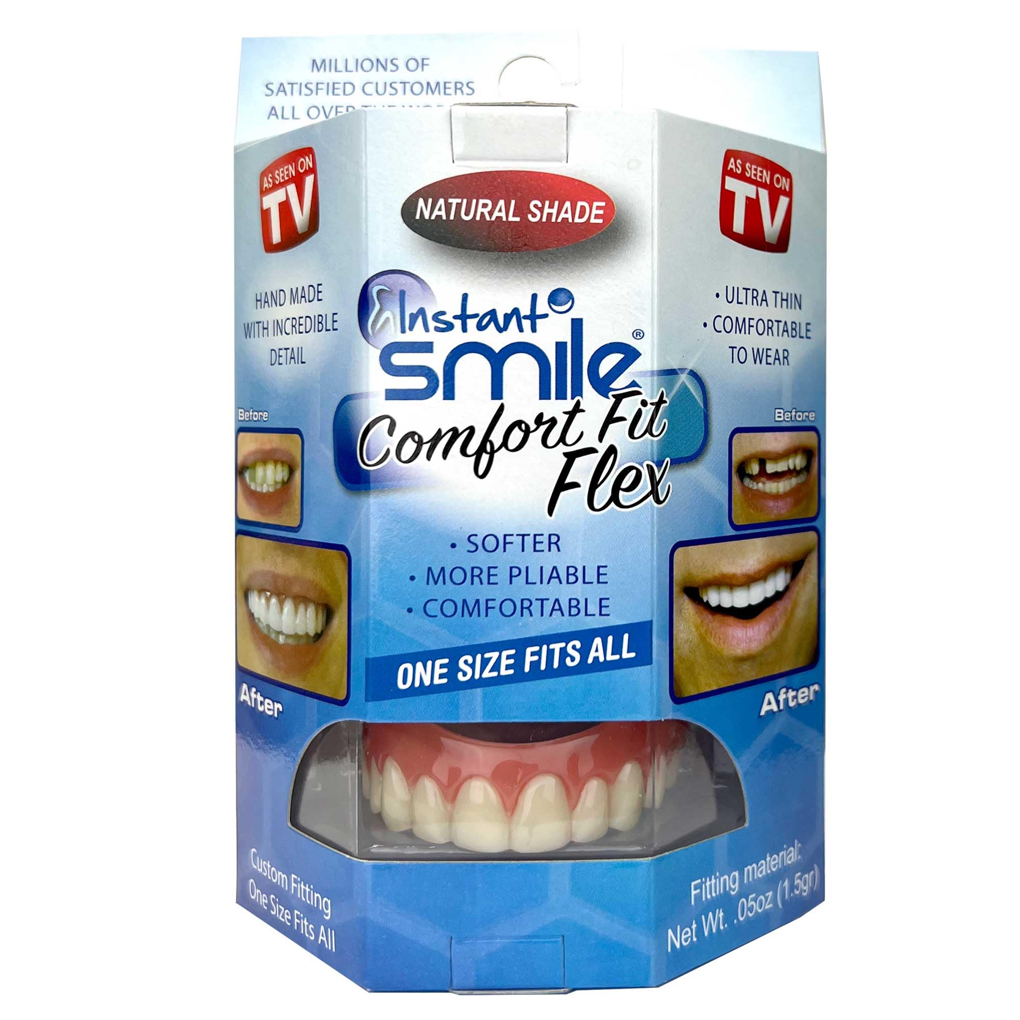 Buy now Instant Smile Comfort Fit Flex Natural Shade at indiglob india