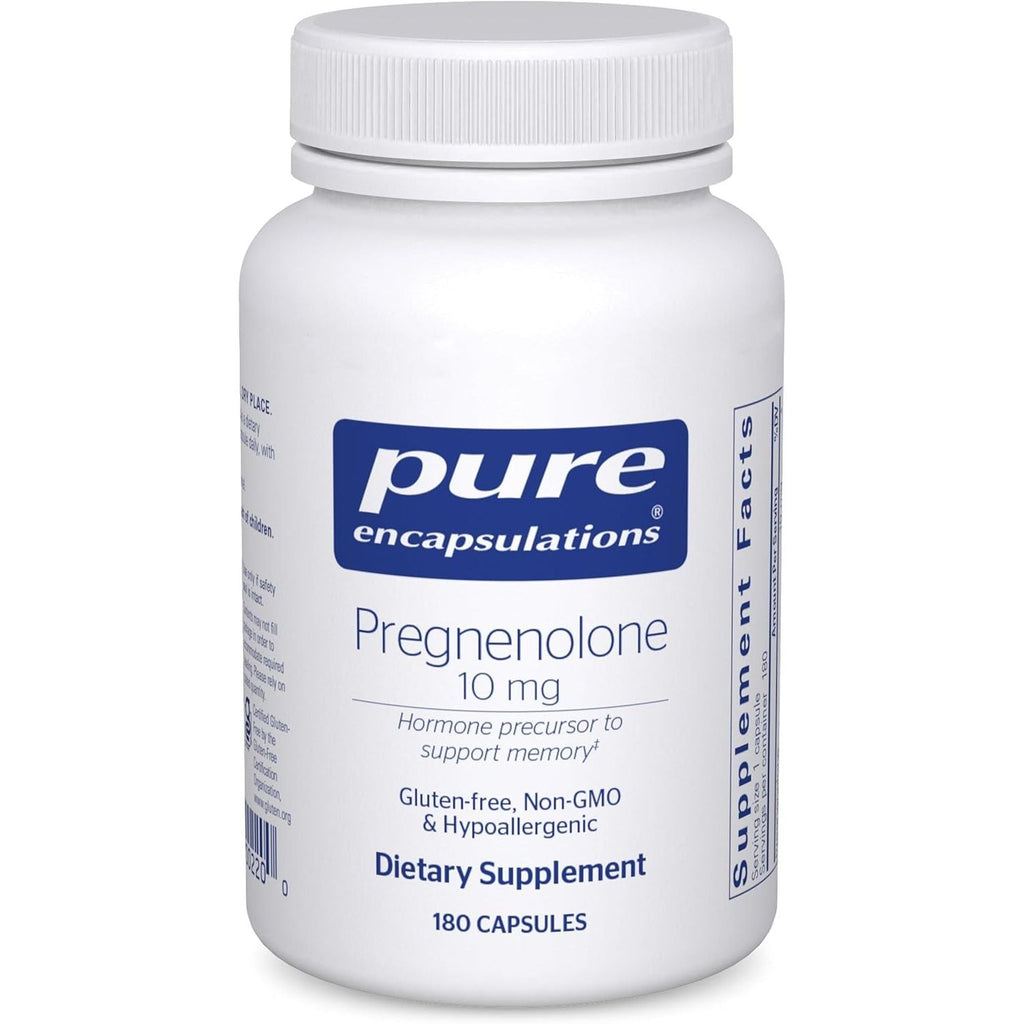 Buy now Pure Encapsulations Pregnenolone 10 mg - Support Memory & Hormone Balance* - Hormone Precursor - Gluten Free & Non-GMO - 180 Capsules at indiglob india