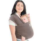 Buy now KeaBabies Baby Wrap Carrier - All in 1 Original Baby Carrier Newborn to Toddler Sling, Easy to Wear, Hands Free Bonding, Lightweight, Breathable Infant Wraps (Classic Gray) at indiglob india