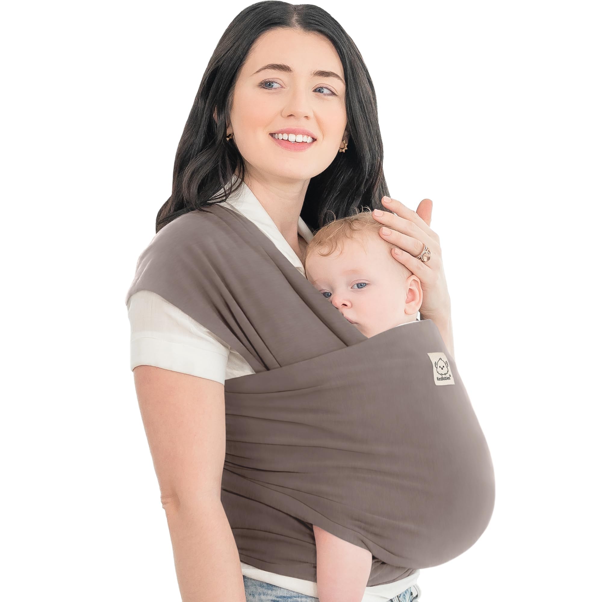 Buy now KeaBabies Baby Wrap Carrier - All in 1 Original Baby Carrier Newborn to Toddler Sling, Easy to Wear, Hands Free Bonding, Lightweight, Breathable Infant Wraps (Classic Gray) One Size (Pack of 1) Copper Gray at indiglob india
