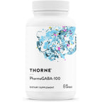 Buy now THORNE - PharmaGABA-100 - GABA Supplement - 100 mg Natural Source Gamma-Aminobutyric Acid - Support a Calm State of Mind and Restful Sleep* - 60 Capsules at indiglob india