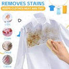 DEBETOOL 3-Piece Laundry Brush for Stains on Clothes, Gentle Boar Bristl