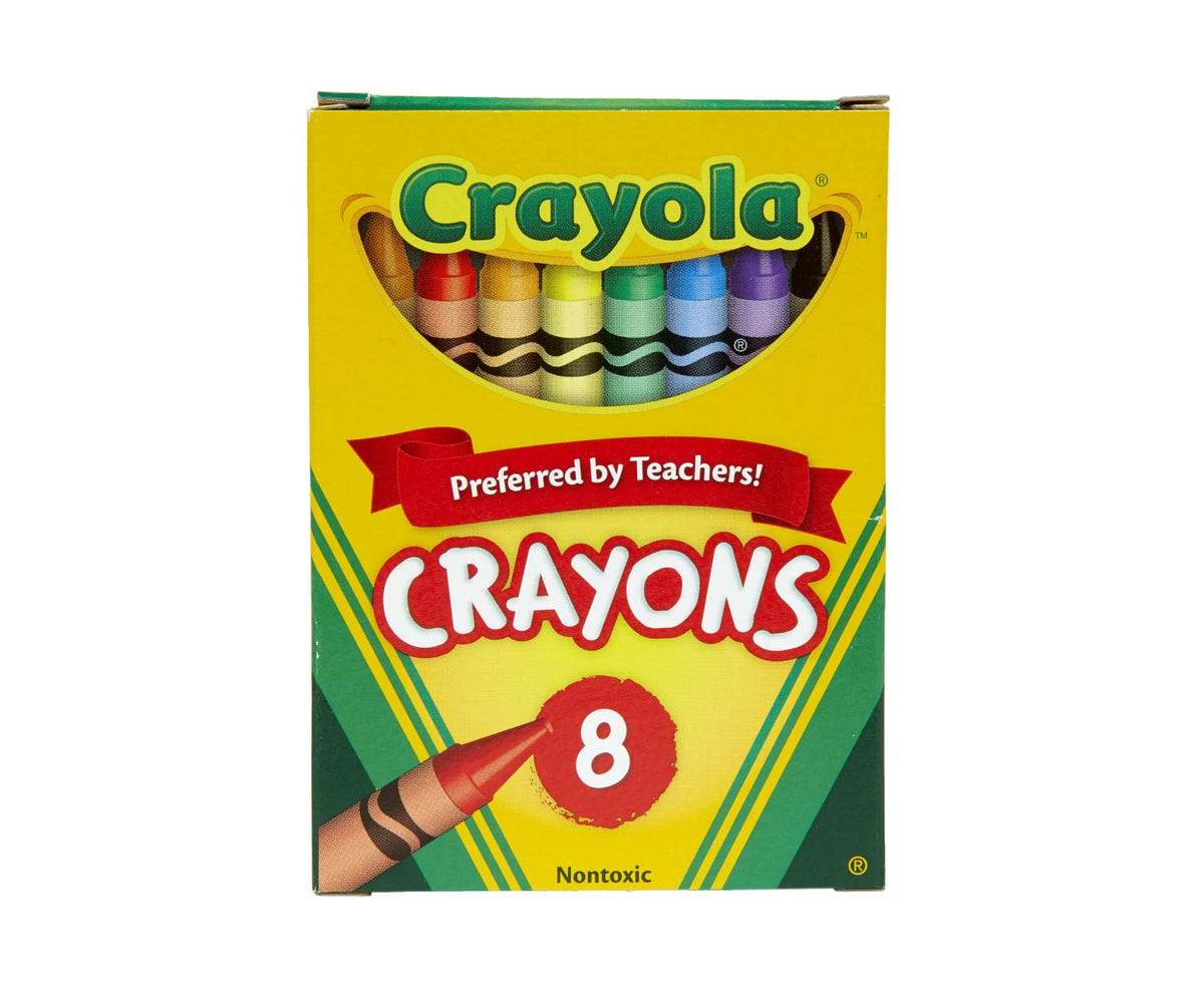 Crayola Classic Color Pack Crayons, Tuck Box, 8 Colors