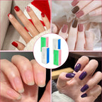 4-Piece Large Square Sponge Nail Buffer Block, 4 Way Nail File and Buffer for Smoothing and Polishing, Ideal for Nail Salons and Personal Use