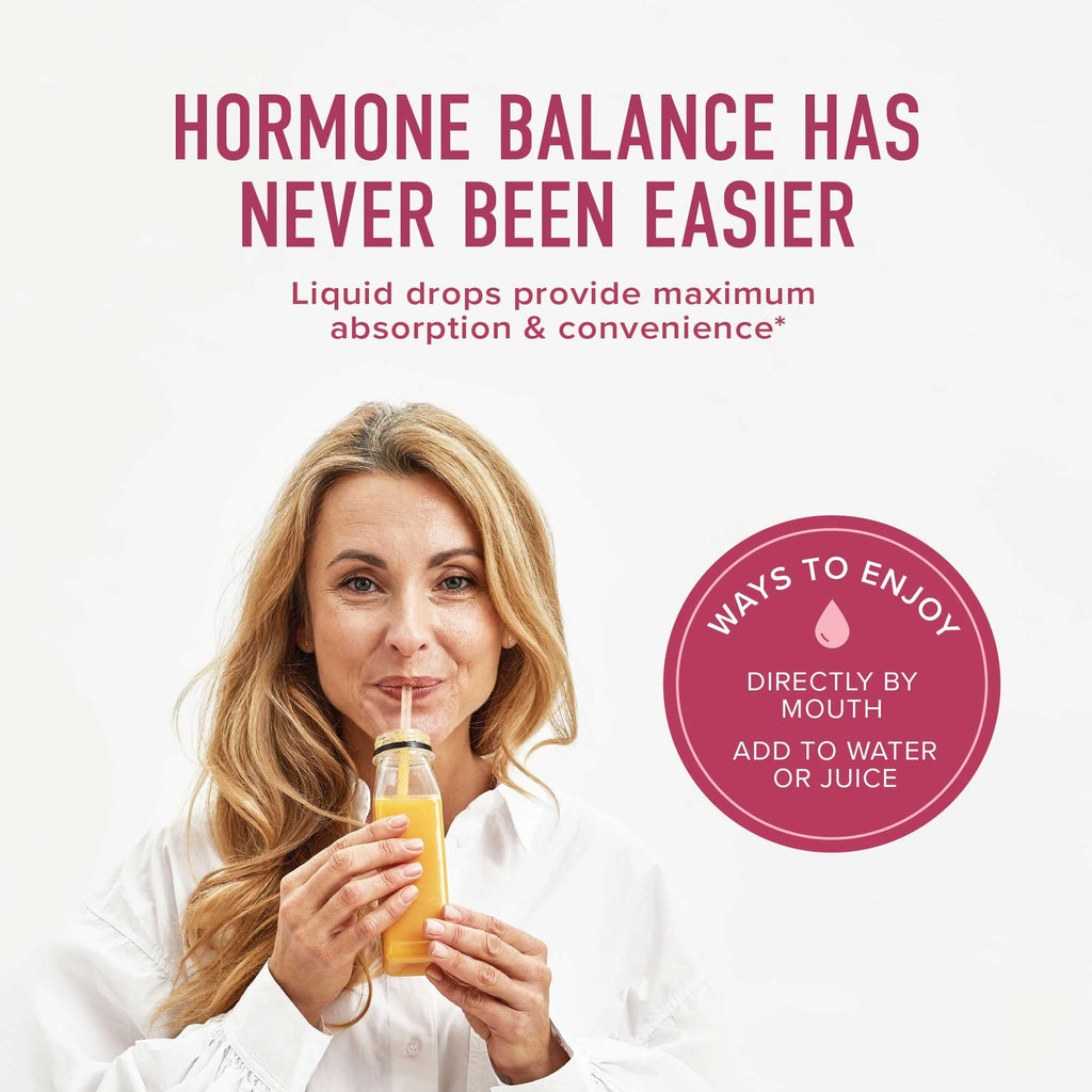 Hormone Balance Liquid Drops with Black Cohosh & Stinging Nettle, Vegan
