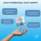 Fasting Electrolytes - Unflavored Electrolyte Powder - 100 Servings - Fasting Salts - Fasting Supplement - Electrolytes for Fasting