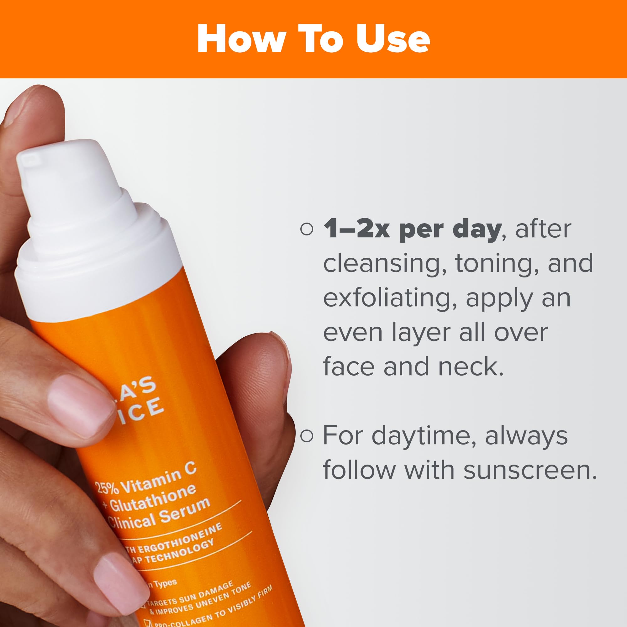Buy now PaulaÆ’??s Choice 25% Vitamin C Serum with Glutathione & Antioxidants, Face Serum Improves Discoloration, Uneven Tone & Firms, All Skin Types, Fragrance-Free, 1oz at indiglob india