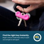 Dext - Keywing Key Turner Aid for People with Arthritis, Parkinson’s, and More, Comfortable and Secure Grip for Weak Hands, Lightweight, Durable, Click-On Design, Suitable for Flat Keys (Multipack, 3)