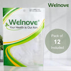 Buy now Welnove Pack of 12 Bunion Corrector, Toe Separators with 2 Loops, Big Toe Spacer Suitable for Bunion and Overlap Toe (White) at indiglob india