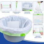 Kovevo 60 Pack Commode Liners with Absorbent Pads