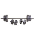US Weight 105 Pound Weight Set with Barbell - Home Gym Workout Equipment