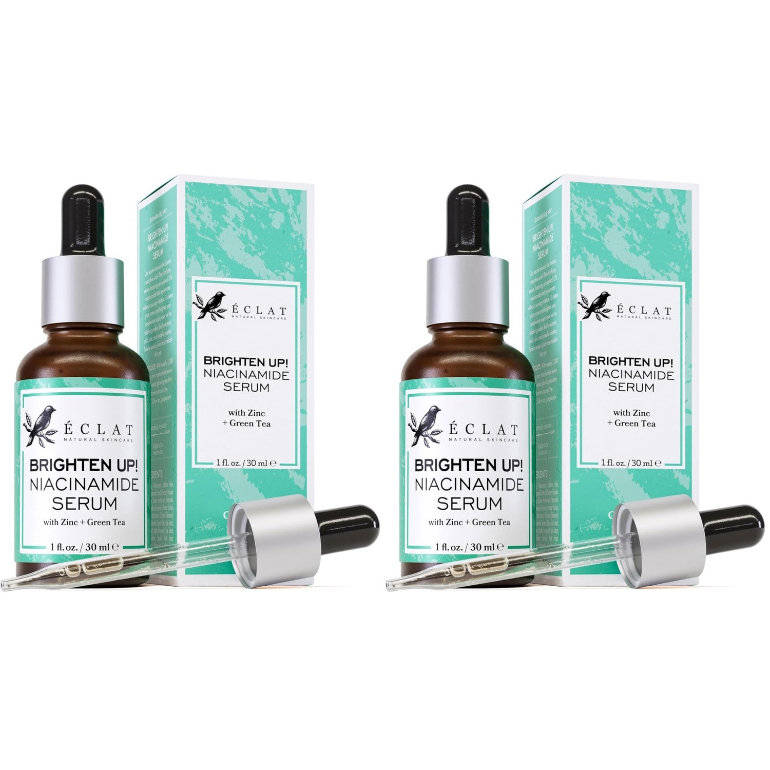 Eclat Skincare Vitamin C Serum - Skin Care for Dark Spots, Vitamin C Serum for Face with Hyaluronic Acid, Ferulic Acid, & Vit E - Anti Aging and Skin Brightening Vit C Formula for Face Care 1 Fl Oz