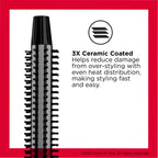 Buy now REVLON Perfect Heat Ceramic Curling Iron Brush, Black, 3/4" at indiglob india