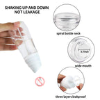 Yolaist Small Spray Bottle with Fine Mist, 2 Pack 3.4oz/100ml TSA Approved Travel Size, Refillable Empty Mister Spray Bottles for Hair, Face, Plants, Cleaning, Cosmetics & Essential Oils
