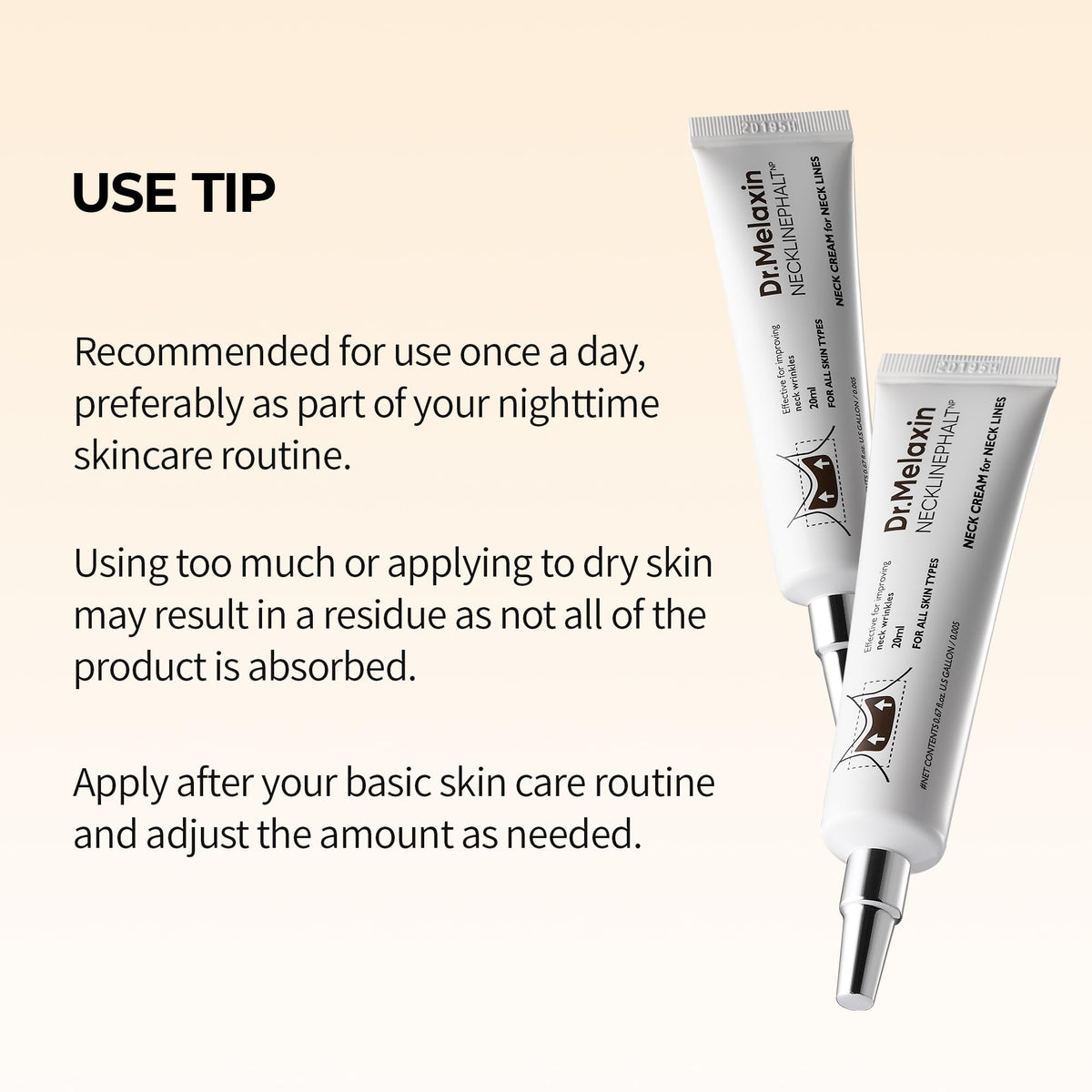 Dr.Melaxin Necklinephalt Spicule Neck Cream – Microneedle Firming & Lifting Treatment for Turkey Neck & Sagging Skin, Peptides for Wrinkle Care & Skin Tightening, Korean Skincare 1.69 fl.oz