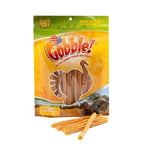 Gobble! 6-Inch Turkey Tendon Sticks for Dogs, Made in USA, 6 oz. (170g) Reseal Value Bags, All-Natural Hypoallergenic Dog Chew Treat |Sourced, Processed & Packaged in The USA | (22-25 Pieces)