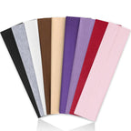 Headbands for Women Non Slip, 9Pcs Soft Elastic Hair Bands for Women's Hair, Fashion Stretchy Fabric Sweat Bands Headbands for Daily Workout Yoga Running Sports