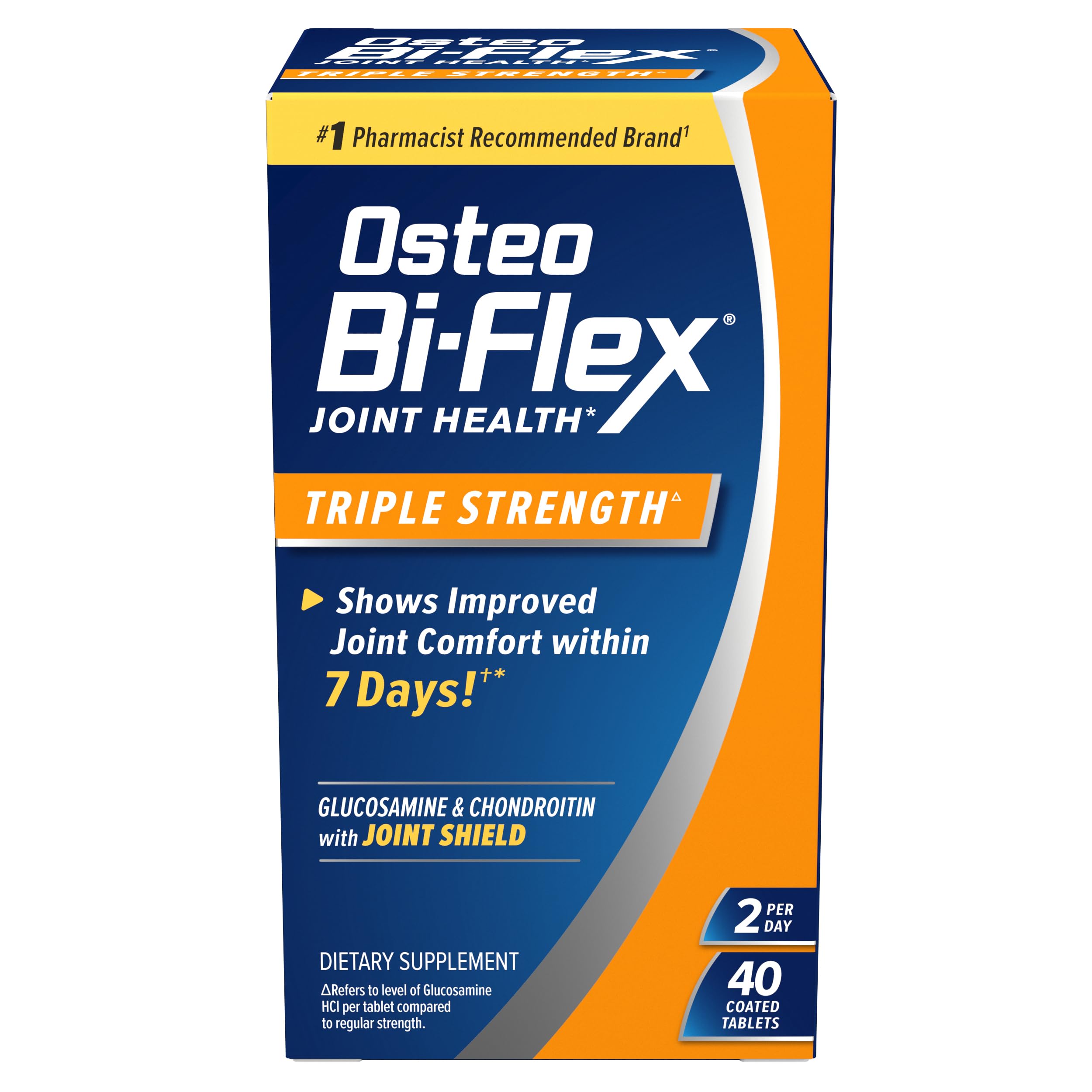 Osteo Bi-Flex Triple Strength Glucosamine Chondroitin Supplement, 120 Count | Improve Joint Function, Strength, Flexibility, Mobility, 120 Coated Tablets