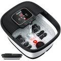 HOSPAN Collapsible Foot Spa, Foot Bath Massager with Heat, Bubble & Massage | 8 Shiatsu Rollers, 95°F-118°F Temp Control, Red Light, Handle, Space-Saving Collapsible Design, for Stress Relief