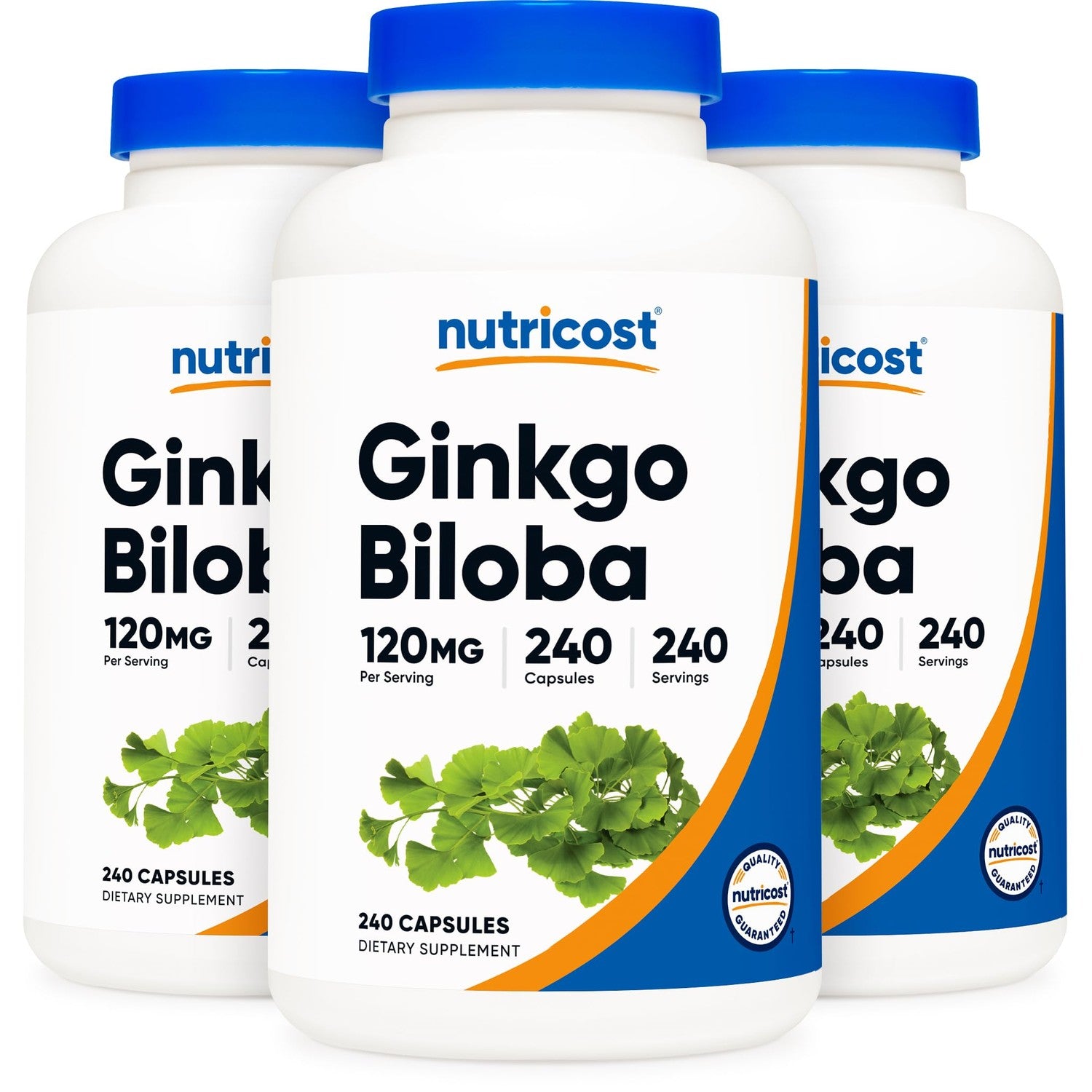 Nutricost Ginkgo Biloba 120mg, 240 Capsules, Extra Strength, Gluten Free | GMO-Free