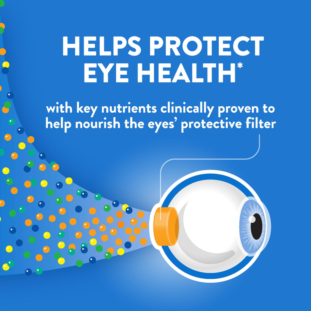 Ocuvite 50+ Eye Vitamins, Lutein & Zeaxanthin Supplement, 90 Softgels | Eye health supplement for adults 50+, omega-3, zinc, vitamins C & E, supports macular health*, men & women