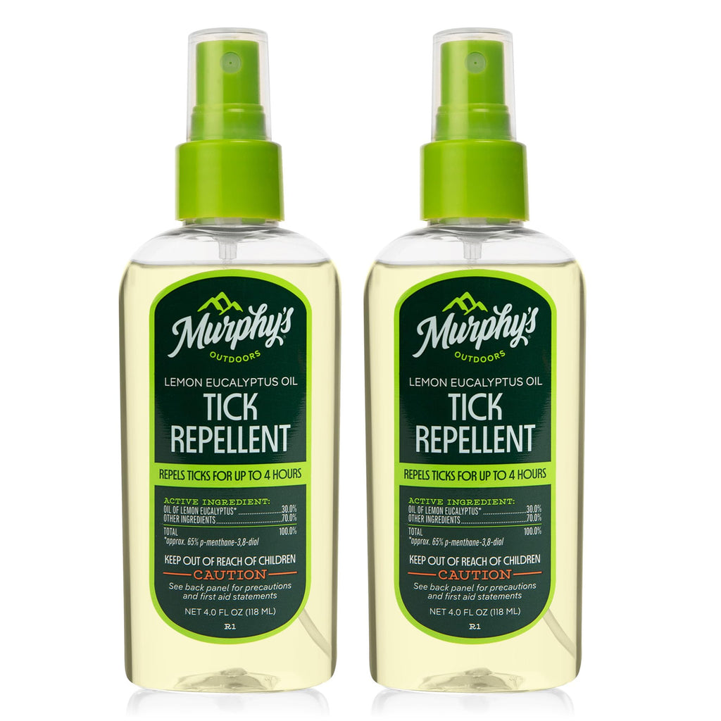 Murphy's Naturals Tick Repellent Spray, Plant-Based, 4 fl oz (Pack of 2)