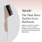 Buy now Kitsch Hair Brush Cleaner Tool | Double-Sided 2-in-1 Brush Cleaner for Hair Brushes & Combs | Eco-Friendly Cleaning Tool with Pick & Bristles, Perfect Gifts for Women | Hair Stylist Essentials at indiglob india