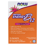 Buy now NOW Supplements, Instant Energy B-12 (2,000 mcg of B-12 per packet), Cellular Energy Boost*, 75 Packets at indiglob india
