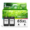 65XL Black Ink Cartridge Replacement for HP Ink 65 HP65 XL HP65XL