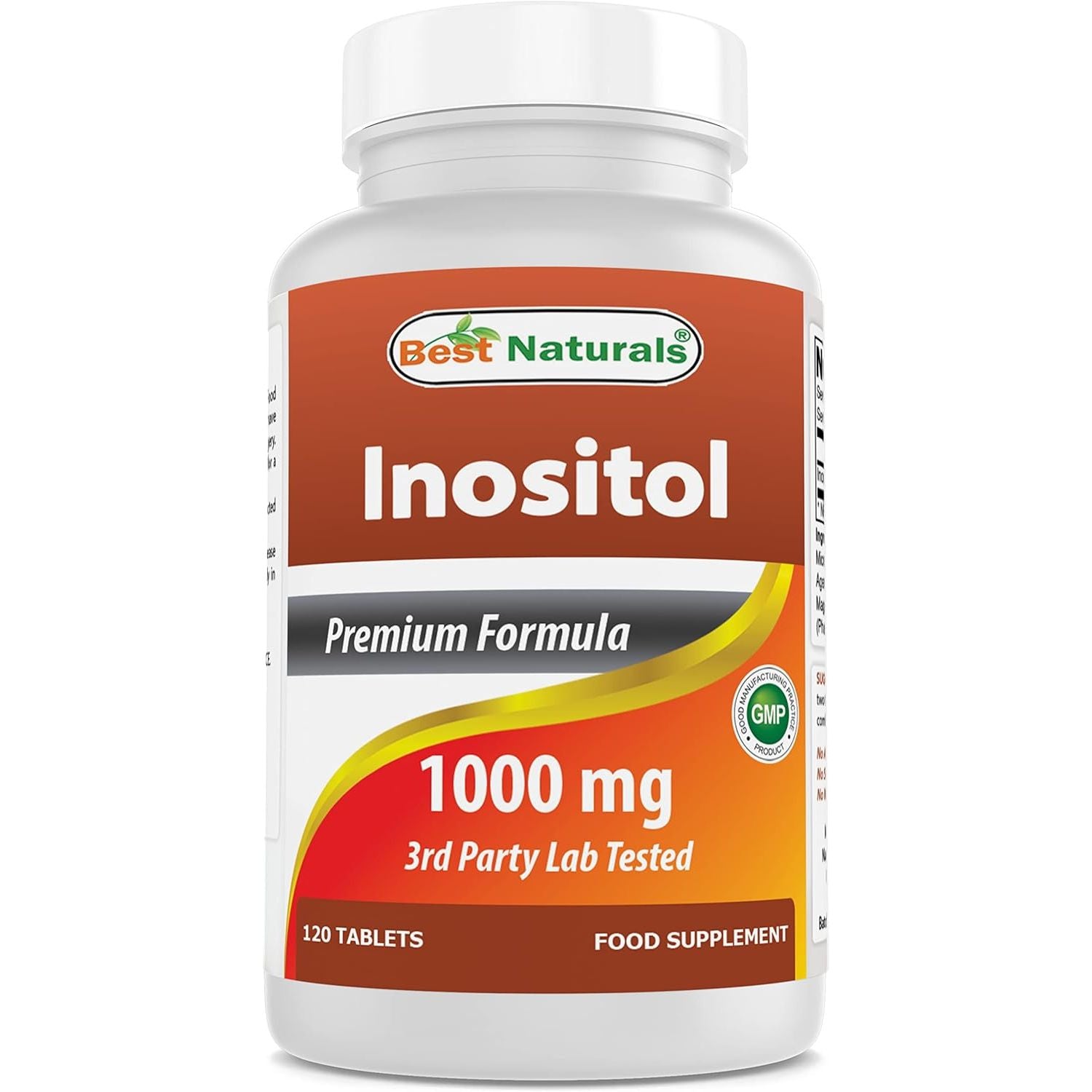 Buy now Best Naturals Inositol 1000mg 120 Tablets - Also Called Vitamin B8 at indiglob india