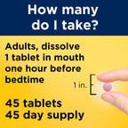 Nature Made Melatonin 10mg Fast Dissolve, Maximum Strength, 45 Tablets