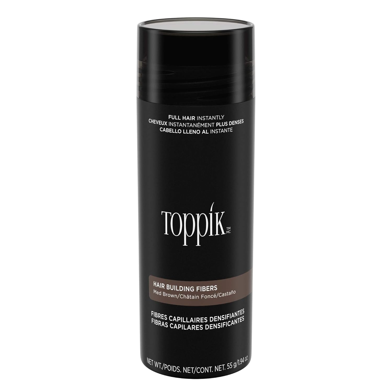 Buy now Toppik Hair Building Fibers, Fill In Fine or Thinning Hair Instantly Thicker, Fuller Looking Hair 9 Shades,4 size options Medium Brown X-Large 55g at indiglob india