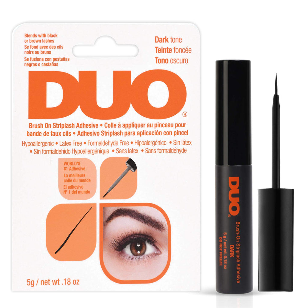 Buy now Duo Brush-On Striplash Adhesive Dark Tone 0.18 Ounce (5.3ml) (3 Pack) at indiglob india