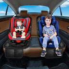 Buy now Car Seat Protector 1 Pack Car Seat Cushion Mat Thickest Padding,Waterproof 600D Fabric Car Seat Covers for Non-Slip Backing Mesh Pockets for Baby and Pet (Black, 1 Pack) at indiglob india