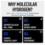 DrinkHRW REJUVENATION Molecular Hydrogen Water Tablets Unflavored, 60 Count | 12.4 PPM Hydrogen + Magnesium, Supports Energy, Recovery + Cognitive Function, Patented, USA Made, IHSA Certified