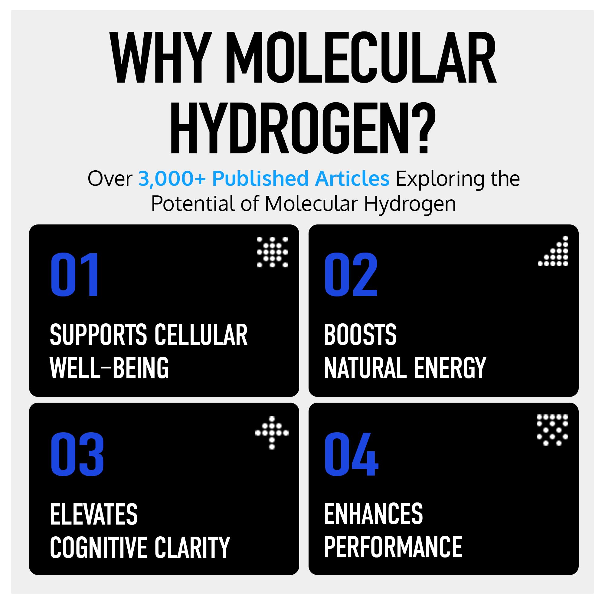 DrinkHRW REJUVENATION Molecular Hydrogen Water Tablets Unflavored, 60 Count | 12.4 PPM Hydrogen + Magnesium, Supports Energy, Recovery + Cognitive Function, Patented, USA Made, IHSA Certified