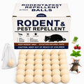 Rodent Repellent 36 Pack, Natural Mouse Repellent Ball Peppermint, Mice Repellent for Indoor & Outdoor, Long-Lasting Rodent Repellent Pouches for Patio/Home/Garage/Garden - Pets Safe