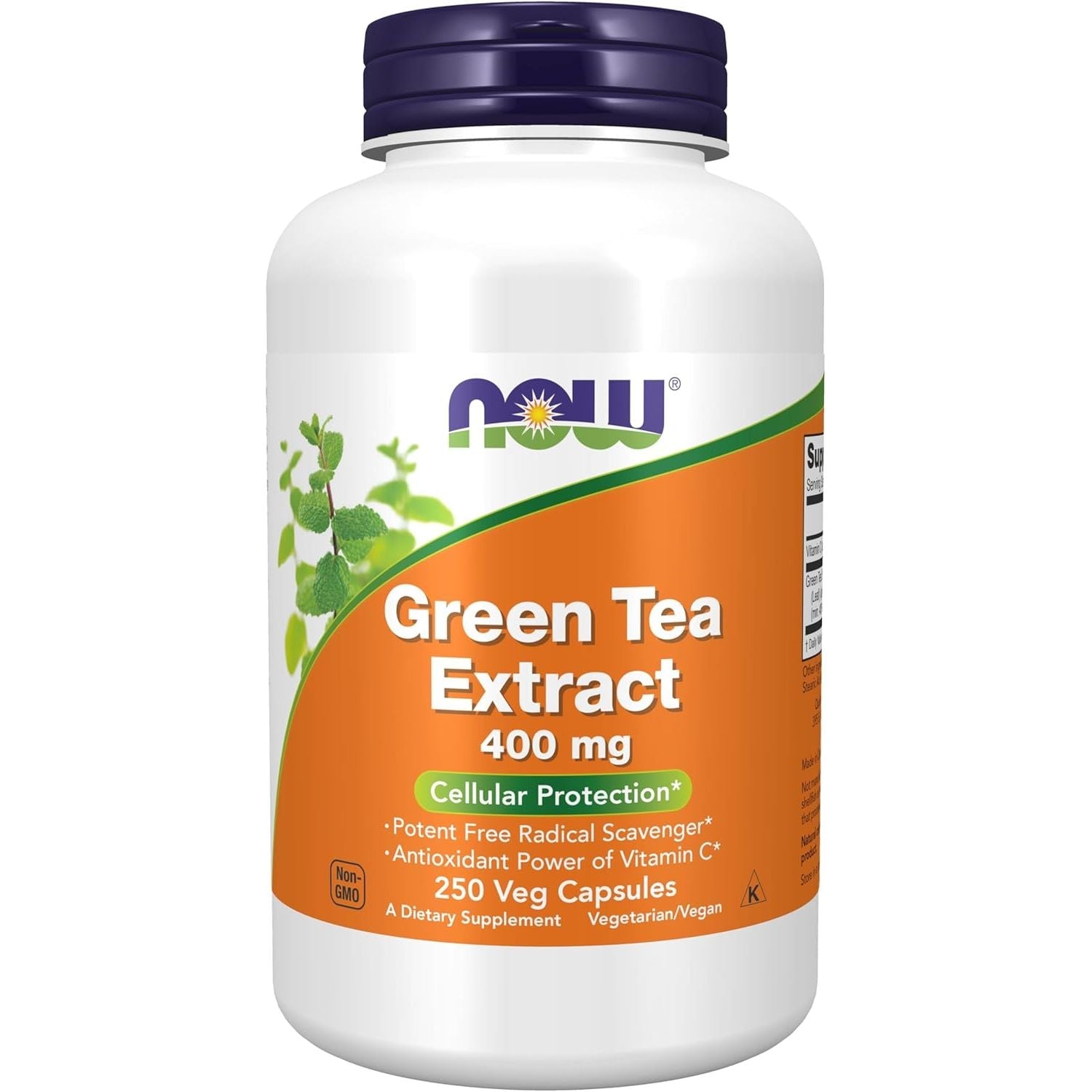 Buy now NOW Foods Supplements, Green Tea Extract 400 mg with Vitamin C, Cellular Protection*, 100 Veg Capsules 250 Count (Pack of 1) at indiglob india