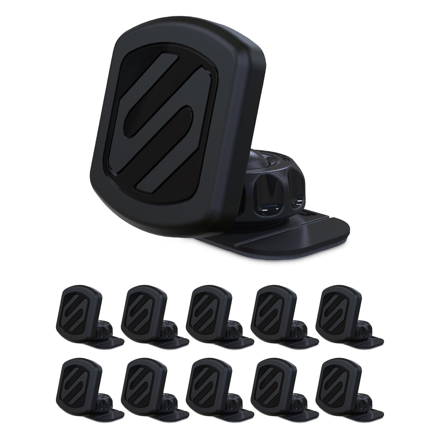 Buy now Scosche MAGDMB MagicMount Magnetic Phone Mount for Car, Dashboard Cell Phone Holder with 360Â° Adjustable Magnet Head, Universal Phone Stand for Car Compatible with iPhone, Samsung, and All Devices Dash 10 Pack at indiglob india