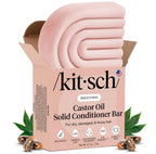 Buy now Kitsch Castor Oil Conditioner Bar Soap - Hydrating & Moisturizing Hair Care - Organic Castor Oil Conditioner for Hair Growth & Scalp Nourishment - Silicone & Paraben-Free, Vegan, Made in USA - 2.7oz at indiglob india