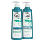 Curel Hydra Therapy In Shower Lotion, Itch Defense Body Moisturizer with Advanced Ceramide Complex, Vitamin E, & Oatmeal Extract, 12 Oz (Pack of 4)