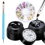 Premium imported Modelones Short Almond Nail Tips, 360 pieces, ideal for easy nail art with glue gel and accessories.