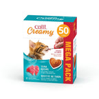 Catit Creamy Lickable Cat Treat, Assortment, 72-Pack