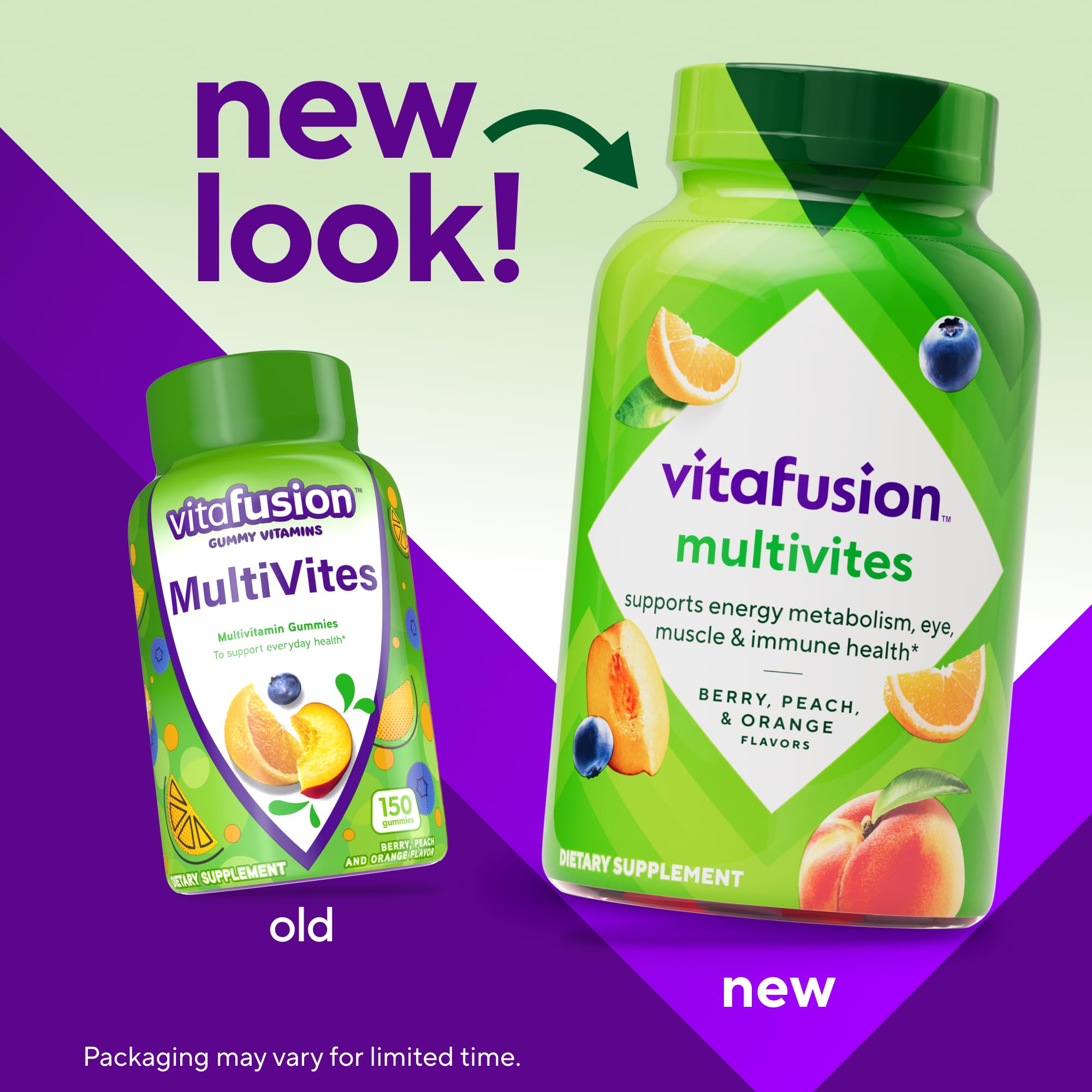 Vitafusion Multivitamin Gummies | 120 Adult Gummy Vitamins | for Men & Women | Assorted Fruit Flavors | Gluten and Dairy-Free Supplement