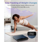 Ovutek 600lb Scale for Body Weight with Weight Trends, High Accurate, Bule