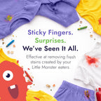 Little Monsters Mess Remover Foaming Brush, Kid-Friendly Stain Remover