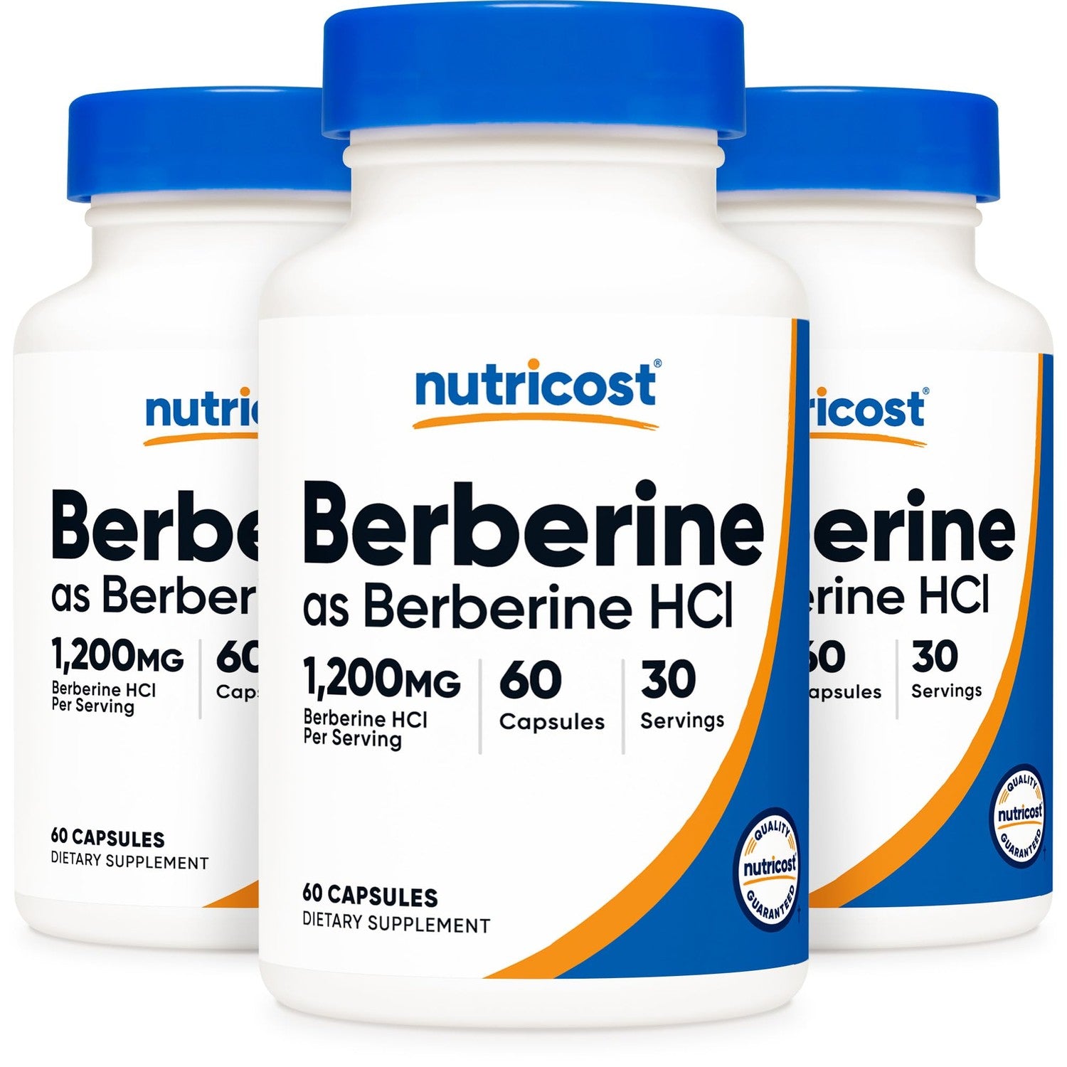 Nutricost Berberine HCl (1,200mg) 60 Capsules, 30 Servings | Gluten Free & GMO-Free